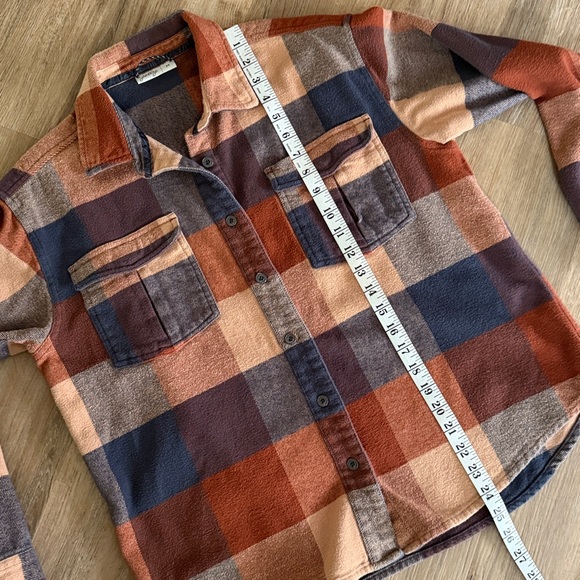Jetty Plaid Flannel Shirt size M - Picture 5 of 6